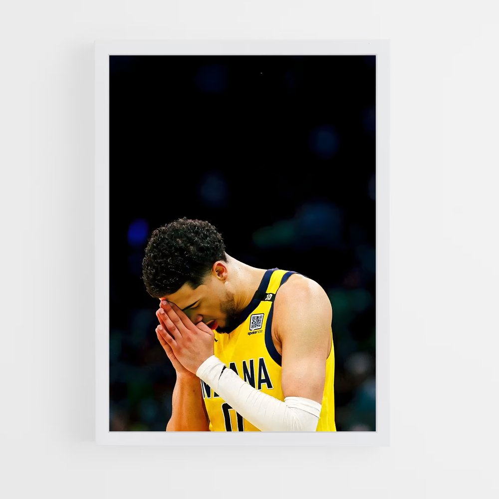 Poster Effort Jaune – affiche Basketball (vue 3)